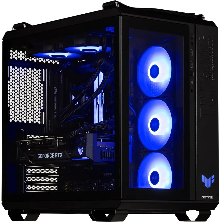 Actina 5901443423225 PC Intel Core Ultra 7 265KF 32 GB DDR5-SDRAM 2 TB SSD NVIDIA GeForce RTX 5070 Ti Midi Tower Black