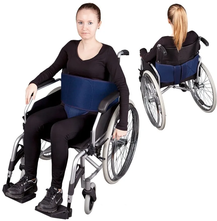 Stability belt for wheelchair SECUBACK III