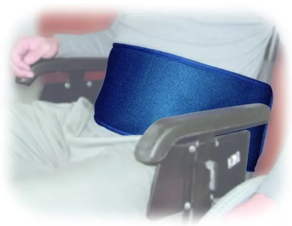 Secuback wheelchair stabiliser belt with abdominal attachment (type 1)