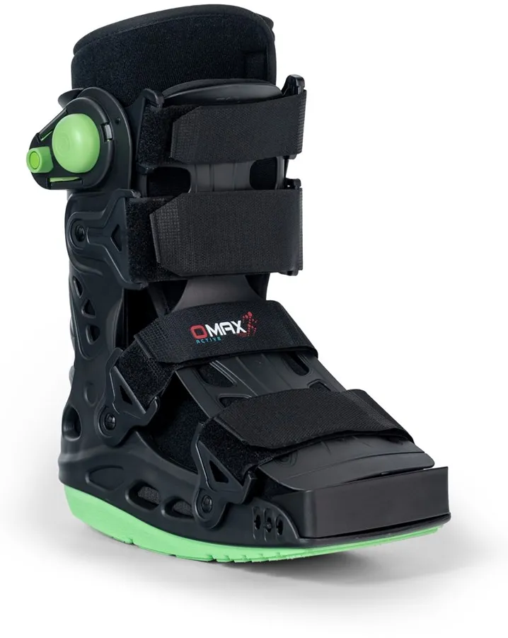 Short Ankle-Foot Orthosis "AIR WALKER DUO" SHORT O-1185/M REHAFUND, Black