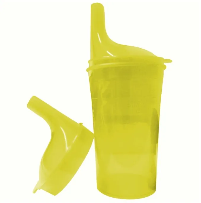 Safety cup to eat and drink Yellow