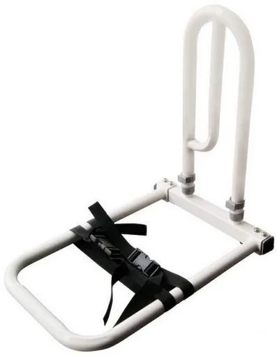 Height-adjustable bed rail making it easier to stand up