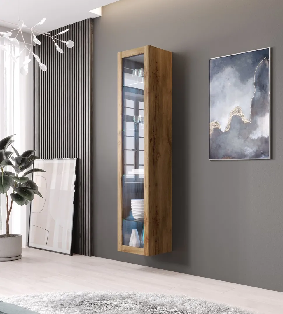 Cama Glass-case VIGO '180' 180/40/30 wotan oak