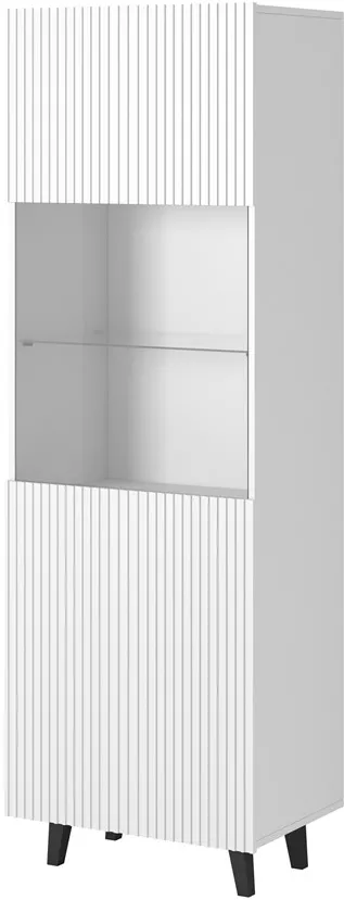 Display cabinet PAFOS 60x40x182 cm white matt