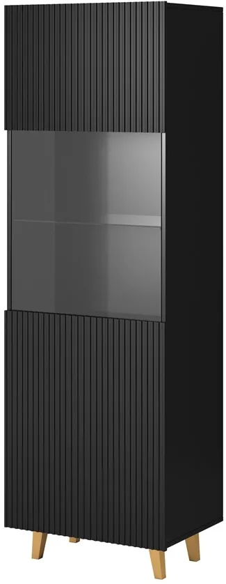 Display cabinet PAFOS 60x40x182 mat black