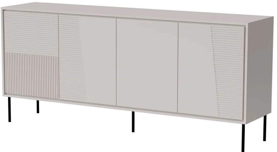 4D chest of drawers ABI 200x45x88 cashmere matt