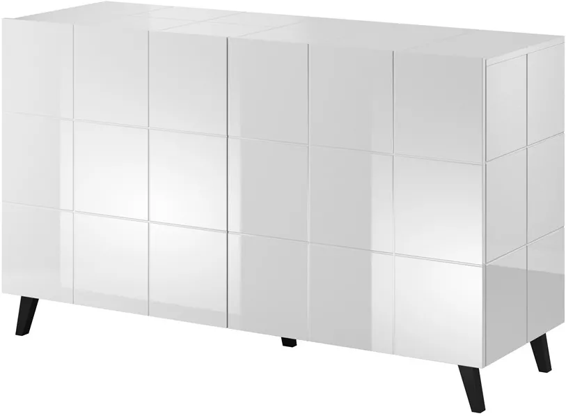 Cama sideboard 2D REJA white gloss/white gloss
