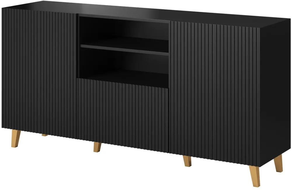 Cama Commode PAFOS 150x42x82 Black matt