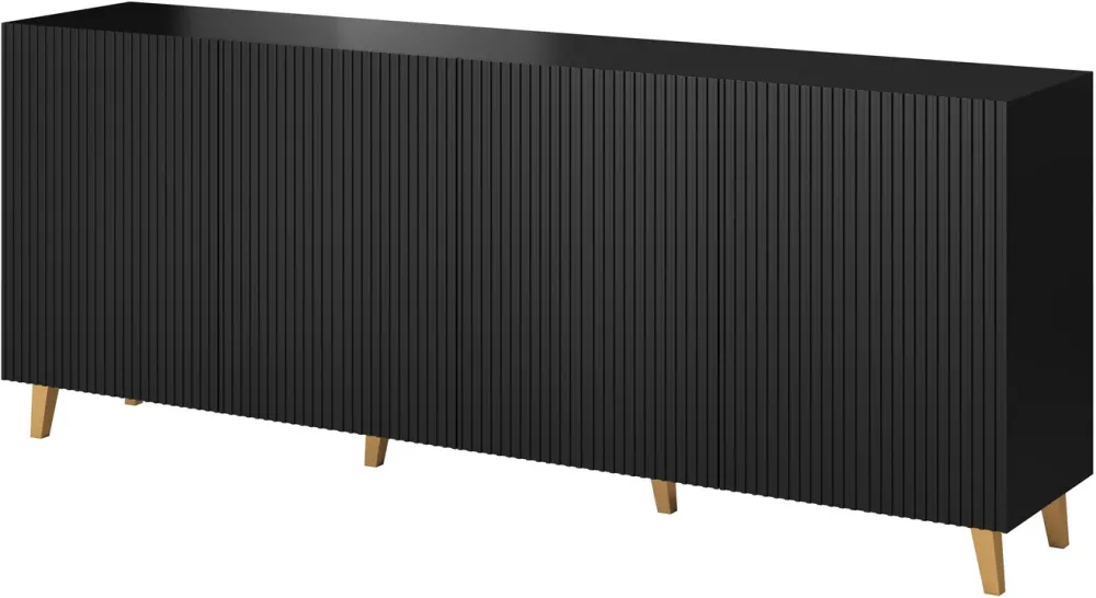 Cama Commode PAFOS 200x42x82 Black matt