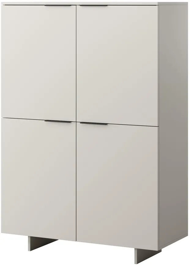 Cama 4D chest of drawers ALMA 100x41.5xH145 cashmere