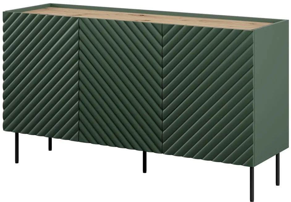 3D2SZ ONDA chest of drawers 150x45xH85 green