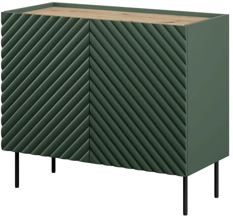 2D chest of drawers ONDA 98x45xH85 green