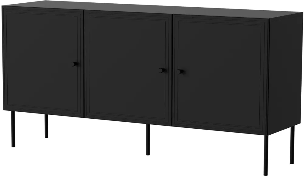 Cama 3D chest of drawers PALAZZO BIS 151x40x75 matte black