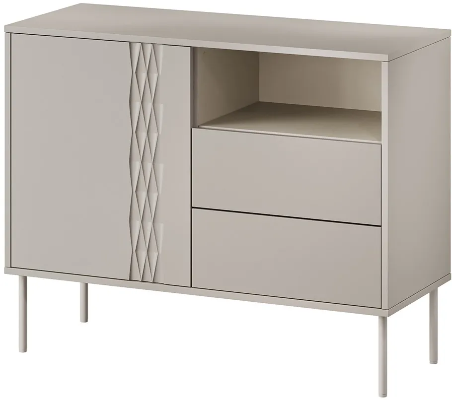 Cama 1D2S TRESSE chest of drawers 100x40x75 cashmere matt