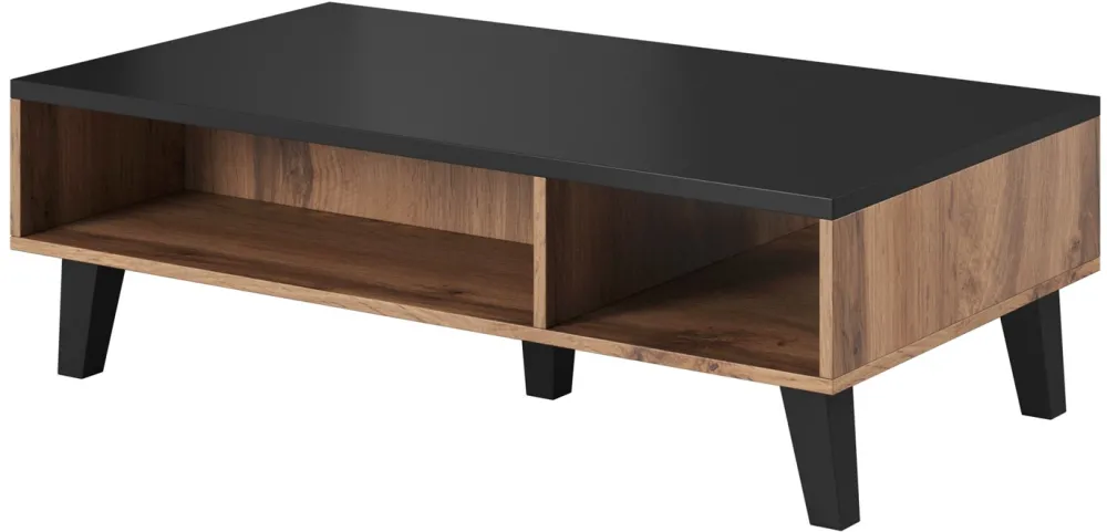 Cama LOTTA 110 coffee table wotan oak/mat black