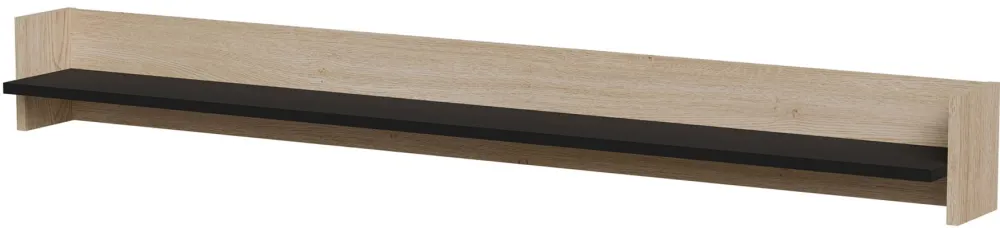 Cama Shelf PORTO 150x18x16.5 oak/black