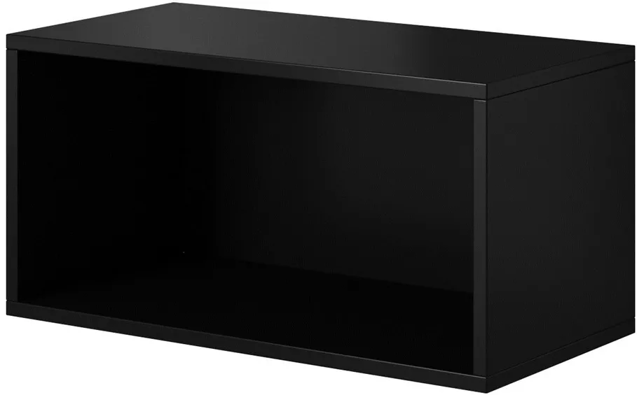 Cama open storage cabinet ROCO RO4 75/37/37 black