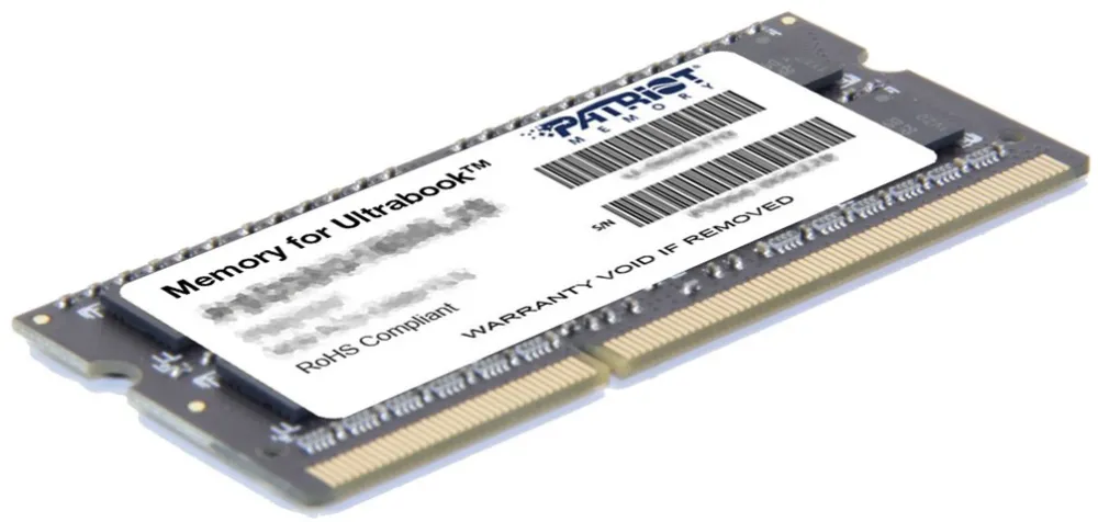 Patriot Memory 8GB DDR3 PC3-12800 (1600MHz) SODIMM memory module 1 x 8 GB