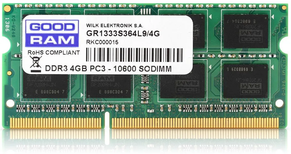 Goodram 4GB DDR3 PC3-12800 memory module 1600 MHz