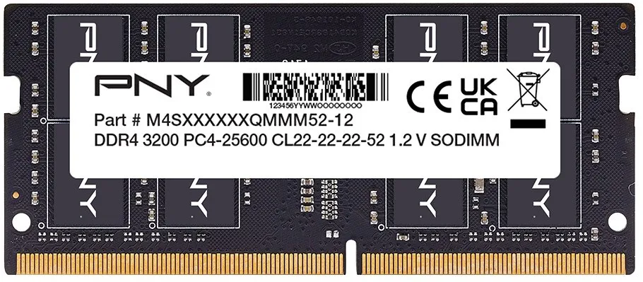 PNY MN32GSD43200-BLK memory module 32 GB 1 x 32 GB DDR4