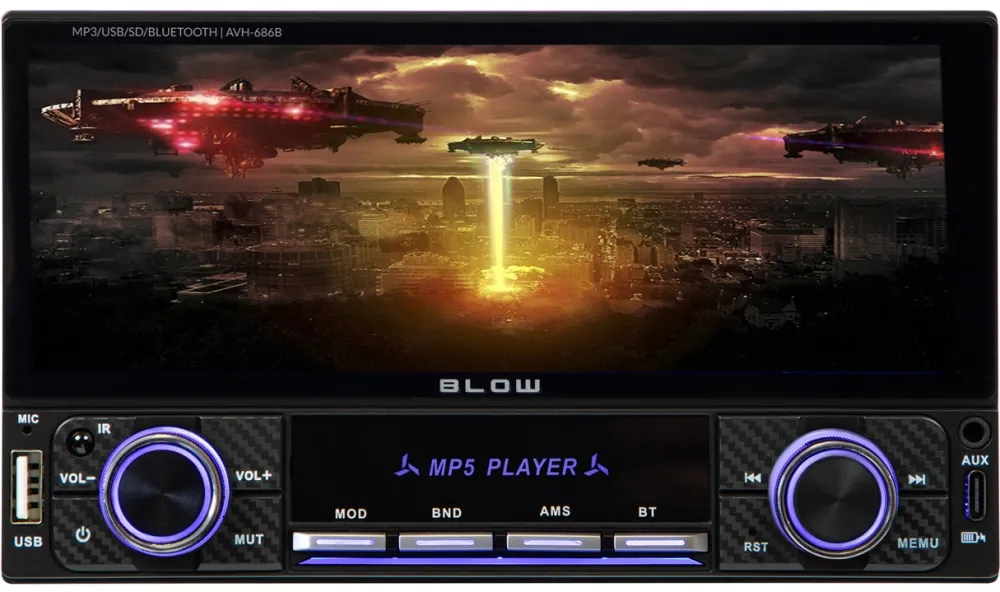 Radio BLOW AVH-686B RDS MP3/USB/micro SD/BLUETOOTH