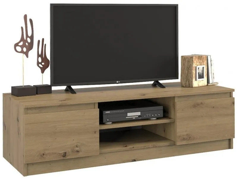 Topeshop RTV120 ARTISAN TV stand/entertainment centre 2 shelves