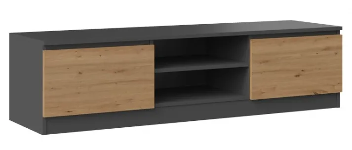 Topeshop RTV 140 ANTR/ARTIS TV stand/entertainment centre 2 shelves