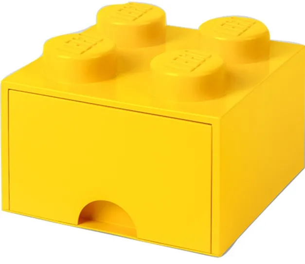 Room Copenhagen LEGO Brick Drawer 4 yellow - RC40051732