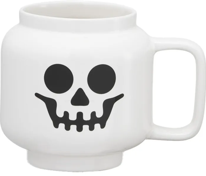 Room Copenhagen LEGO Ceramic Mug White Skeleton, Small (Grey-Green)