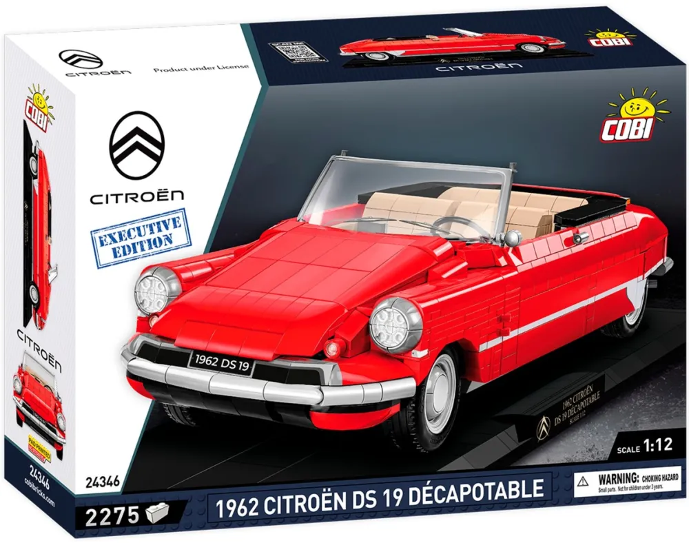 COBI 1962 Citroen DS 19 Convertible Executive Edition, construction toy