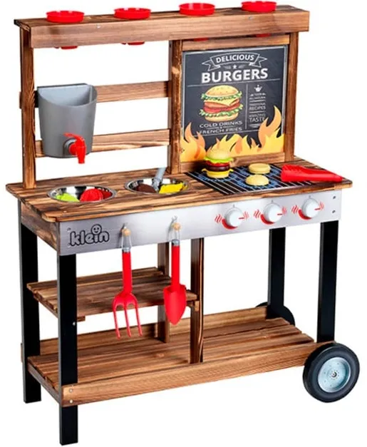 Theo Klein Beach Picnic BBQ Country Summer Kitchen, Play Kitchen