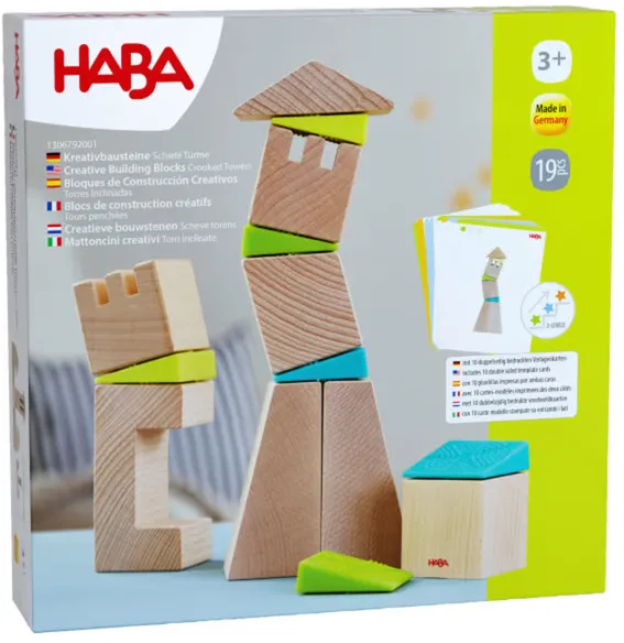 HABA Creative Building Blocks Leaning Towers