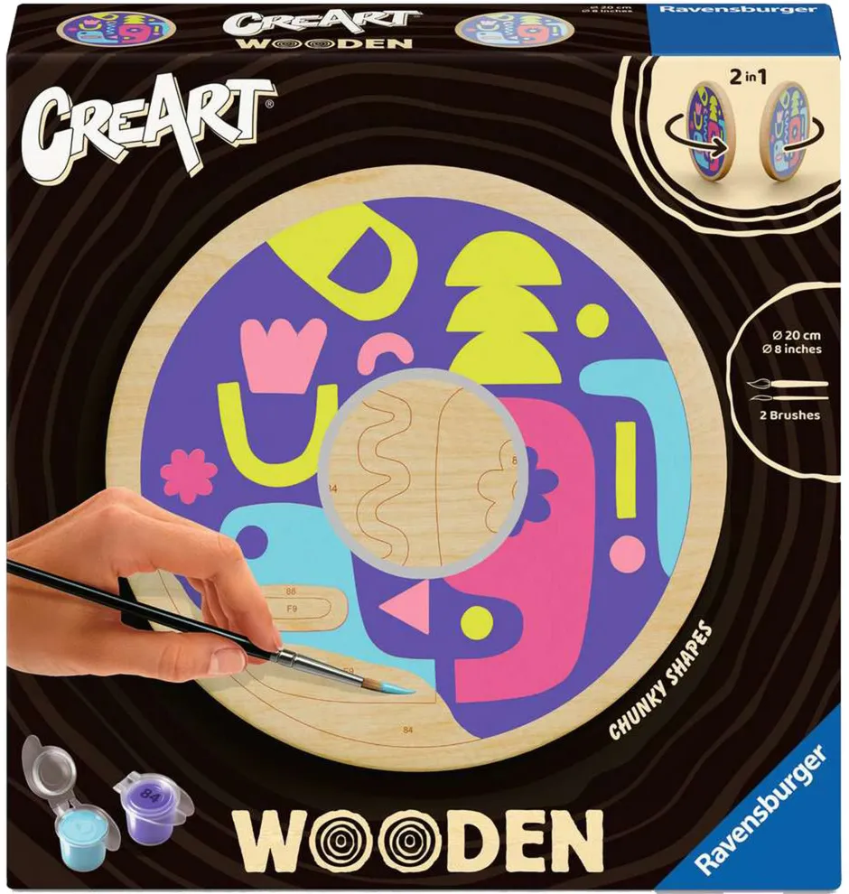 Ravensburger CreArt Wooden - Square Shapes