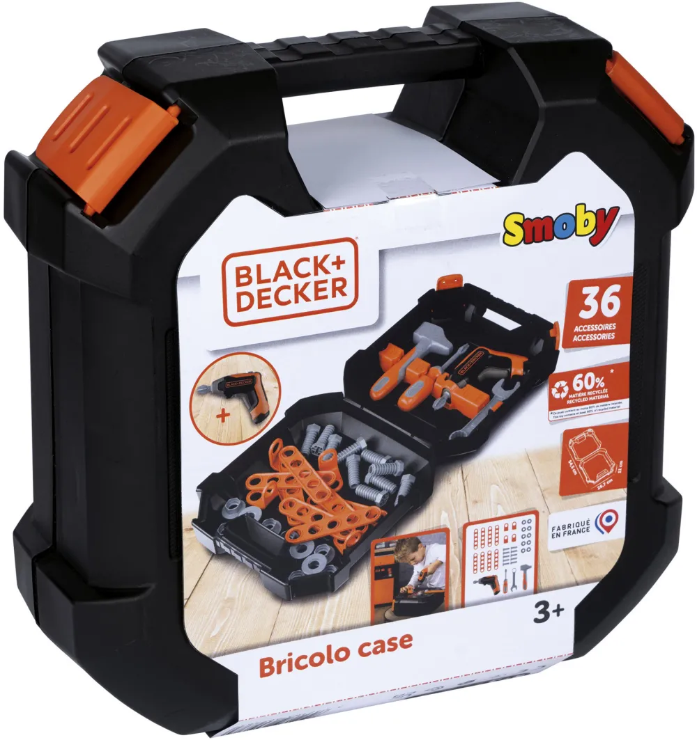 Smoby Smoby Black+Decker tool case, children's tools
