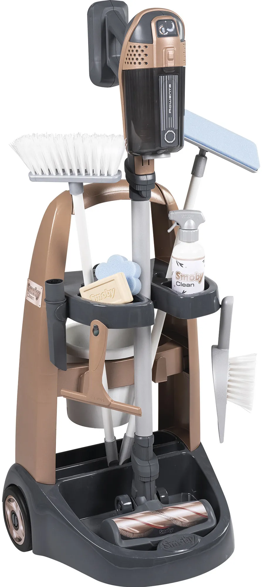 Smoby Rowenta cleaning trolley, children's household appliance