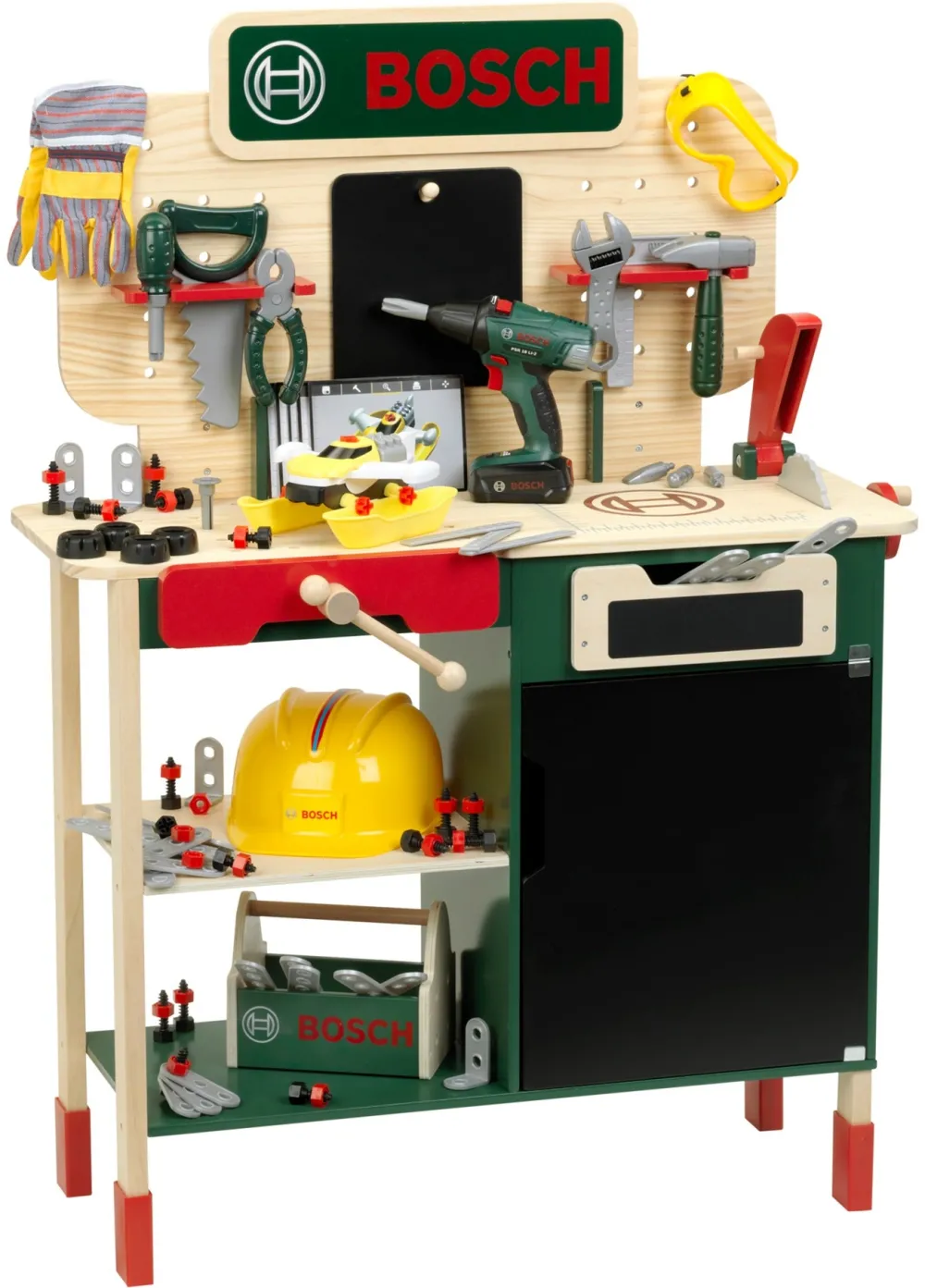 Theo Klein Bosch wooden workbench (MDF), children's tools