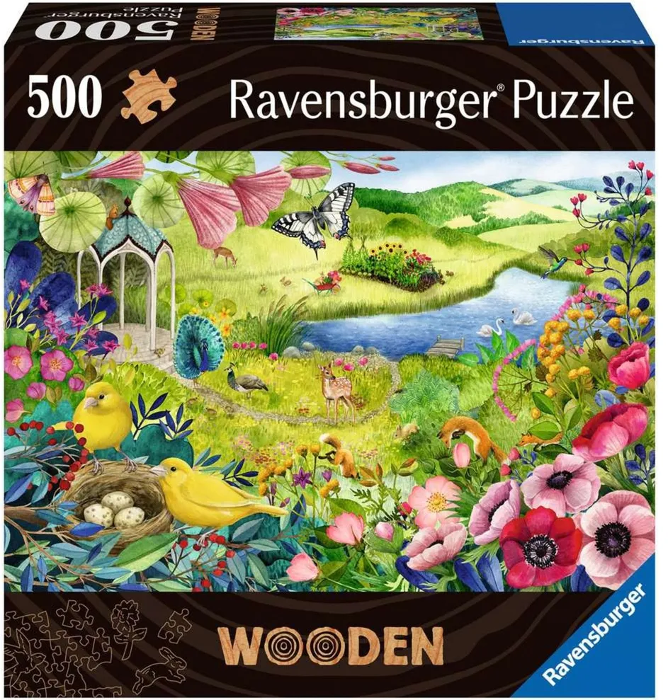 Ravensburger Wooden Puzzle Wild Garden (505 pieces)