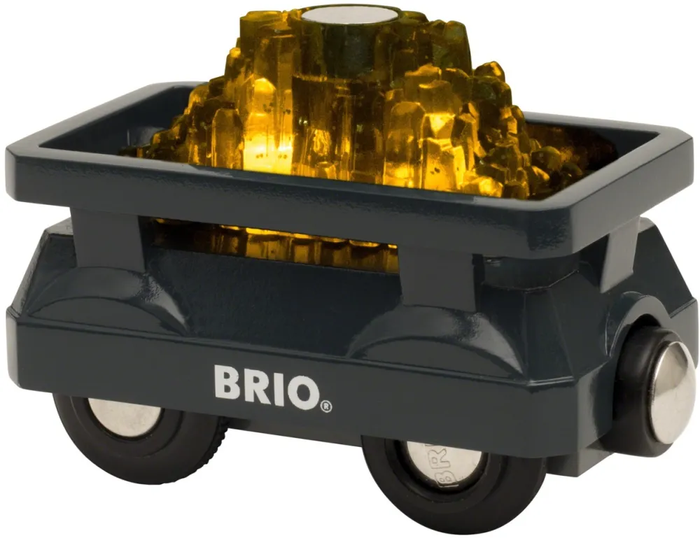 BRIO gold wagon with light - 33896