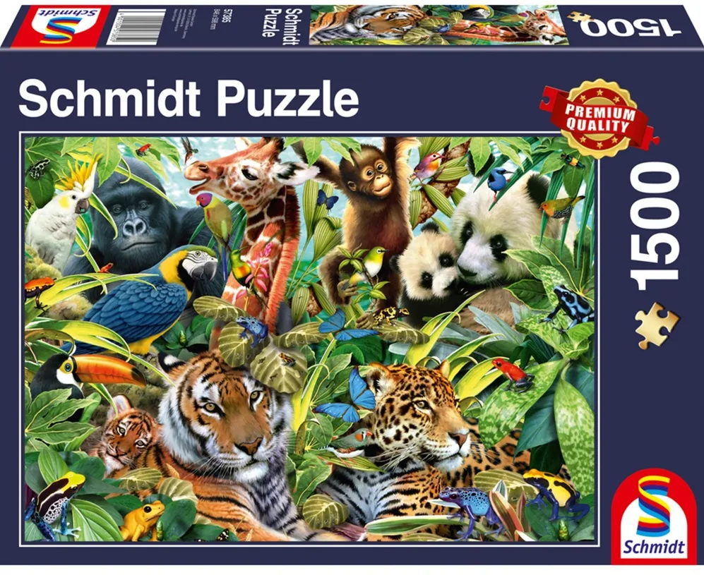 Schmidt Games Jigsaw Puzzle Colorful Animal World