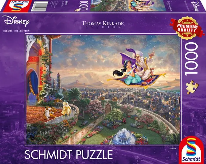 Schmidt Spiele Thomas Kinkade Studios: Disney - Aladdin, Jigsaw Puzzle (1000 pieces)