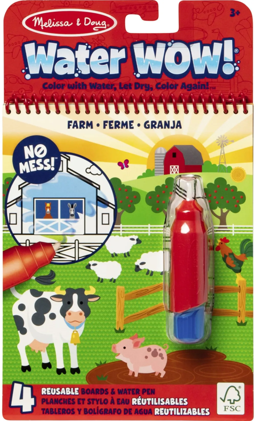 Spinmaster Melissa & Doug - Water WOW! Farm yard