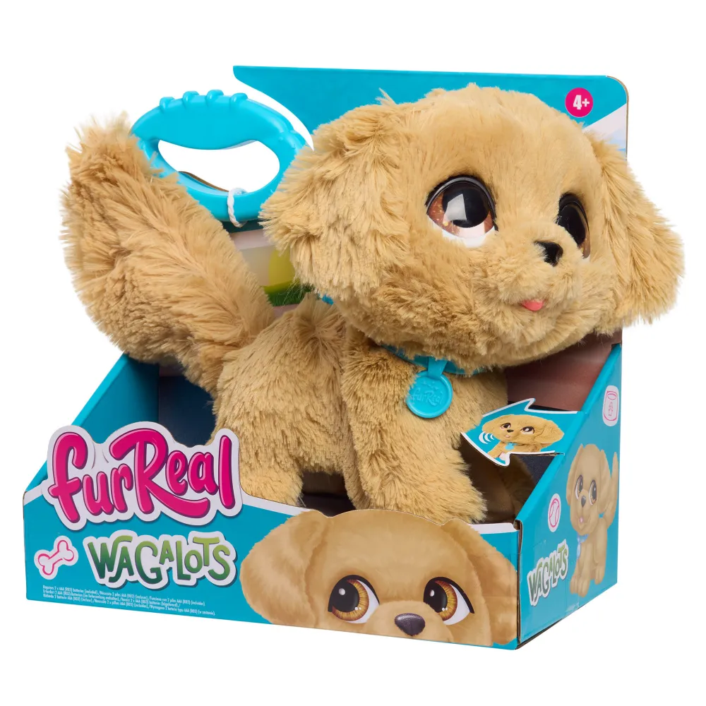 Just Play furReal Wag-a-Lots Golden Retriever, Soft Toy