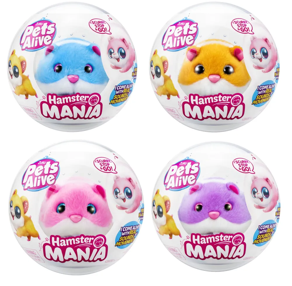ZURU Pets Alive - Hamster Mania, toy figure assorted items, one figure