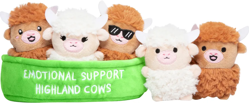 Just Play Emotional Support Highland Cows