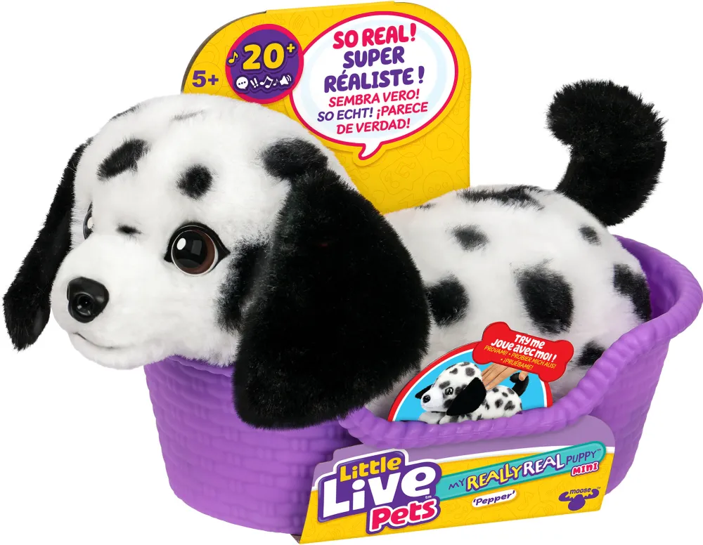 Moose Toys Ltd. Little Live Pets My Really Real S2 Puppy Mini - Pepper