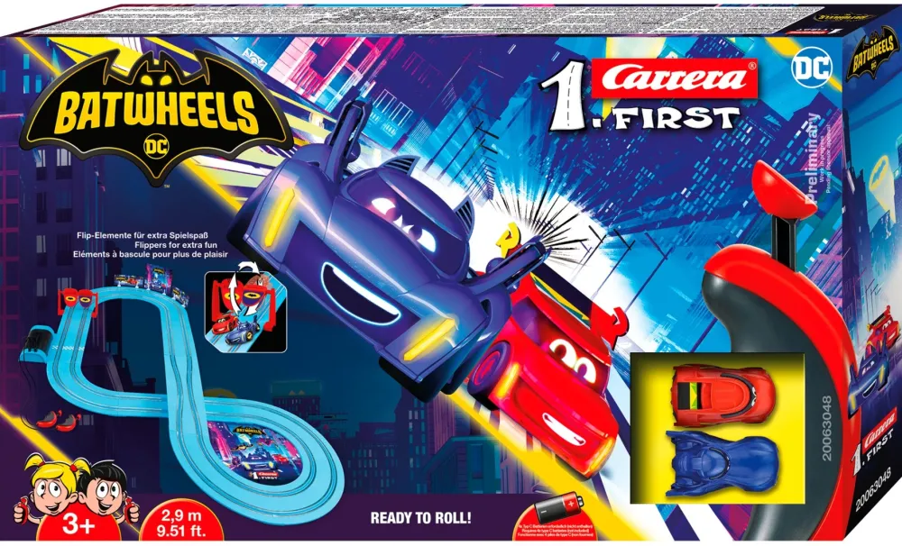 Carrera FIRST Batwheels Ready to Roll, racetrack