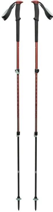 Bete trekking Black Diamond Trail 100-140 cm rosu/menta pereche