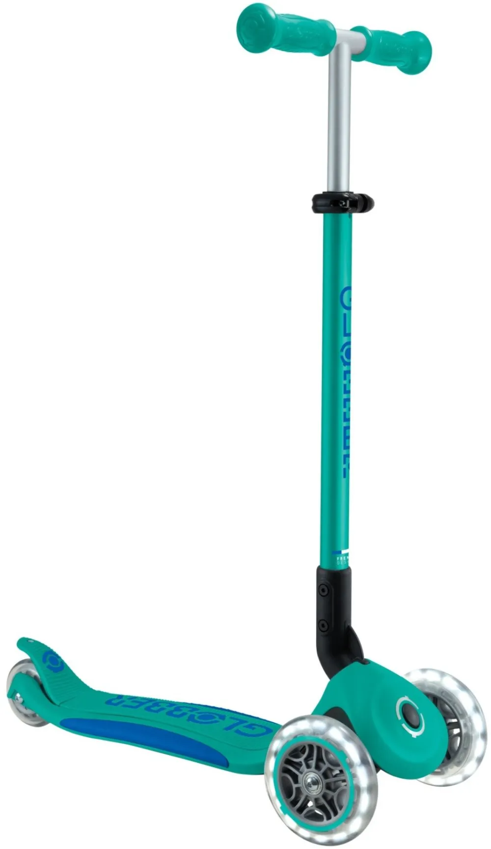 GLOBBER Primo Foldable Plus Lights (turquoise/dark blue)