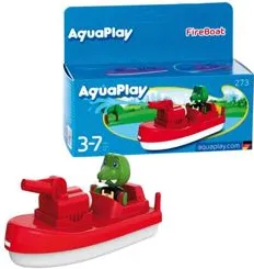 Barca de jucarie Simba-Dickie Aquaplay FireBoat rosu/alb