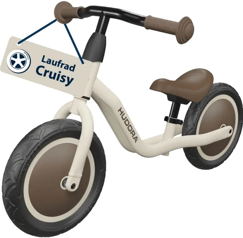 HUDORA balance bike Cruisy 10" mocha